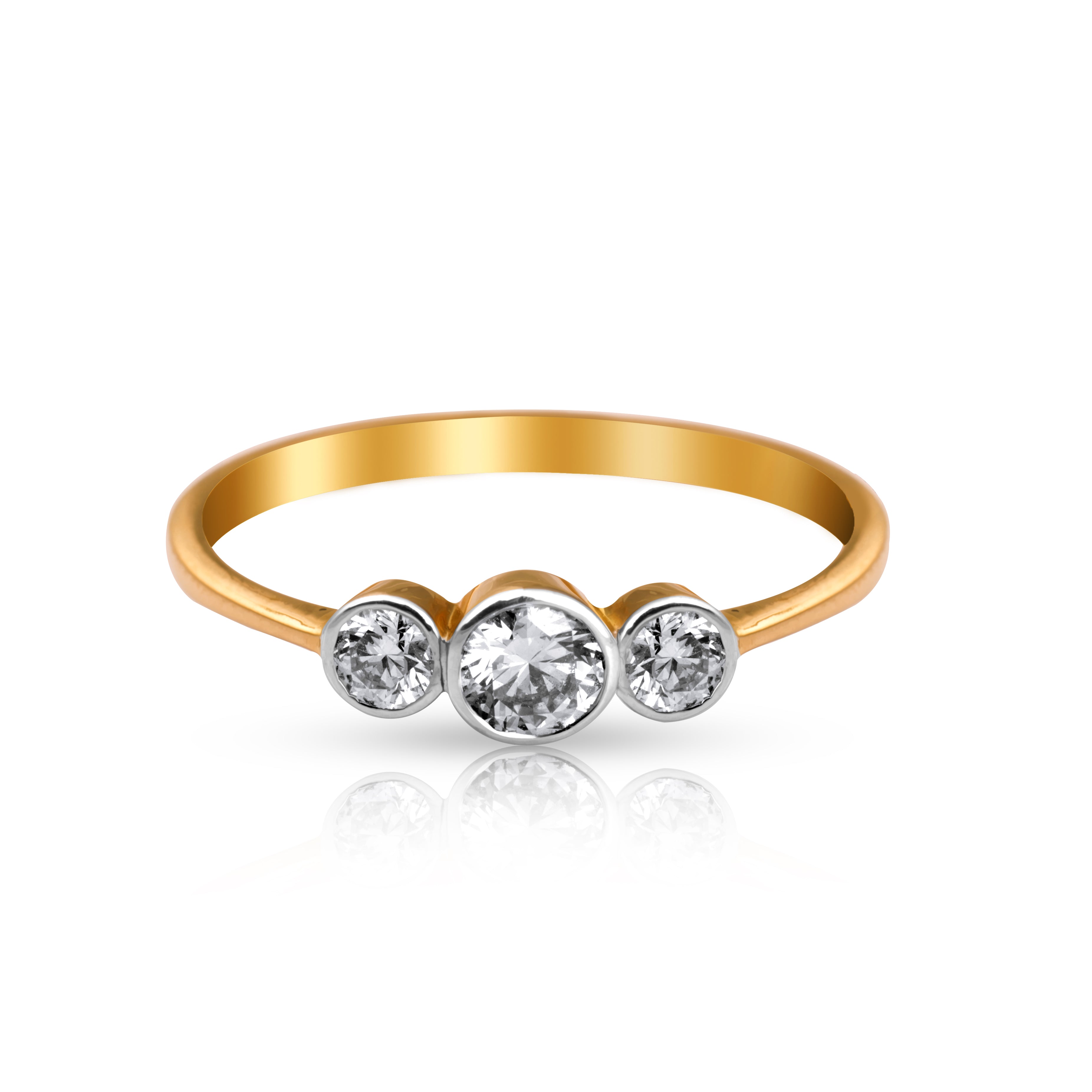 14 karat gold diamond ring