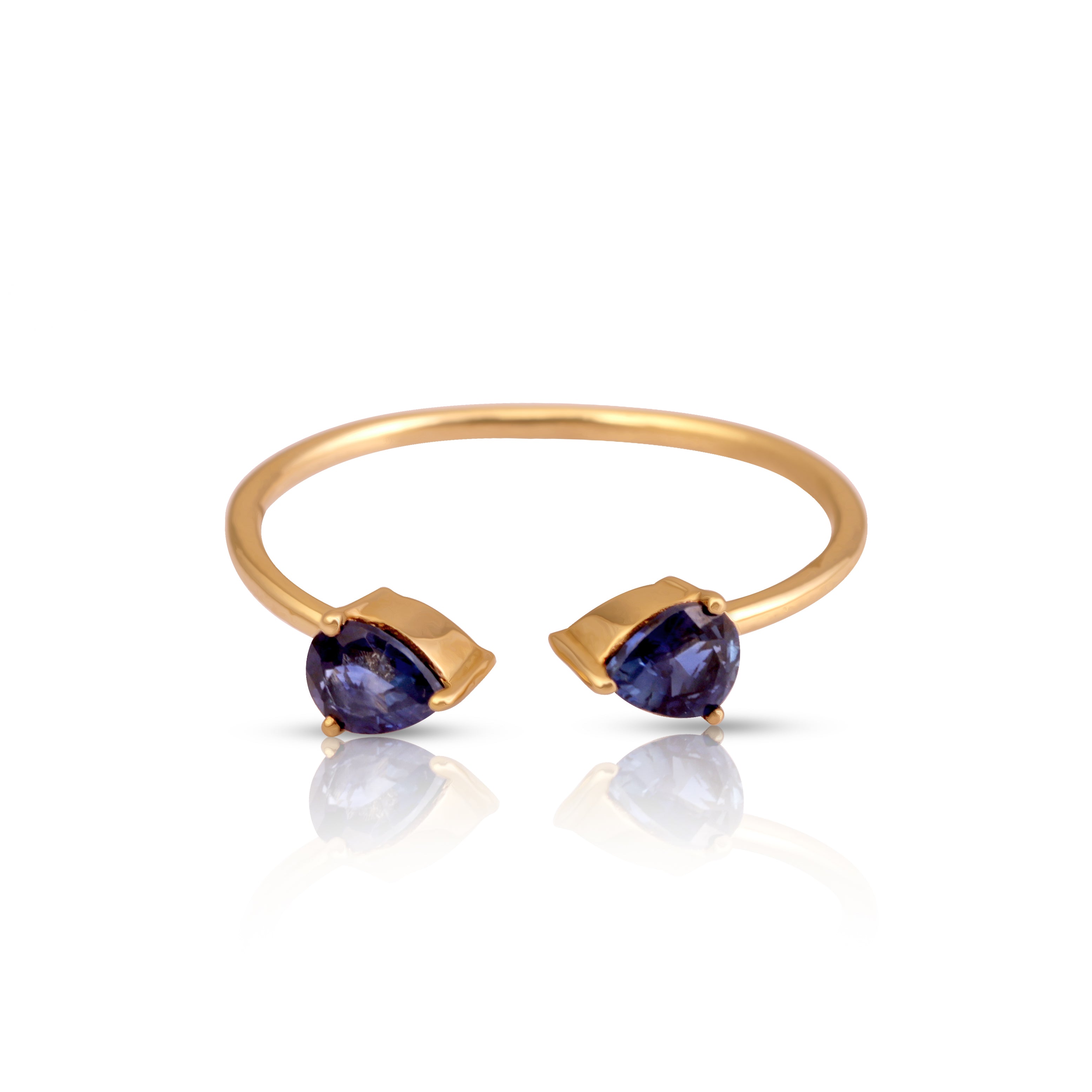 14 karat gold sapphire ring