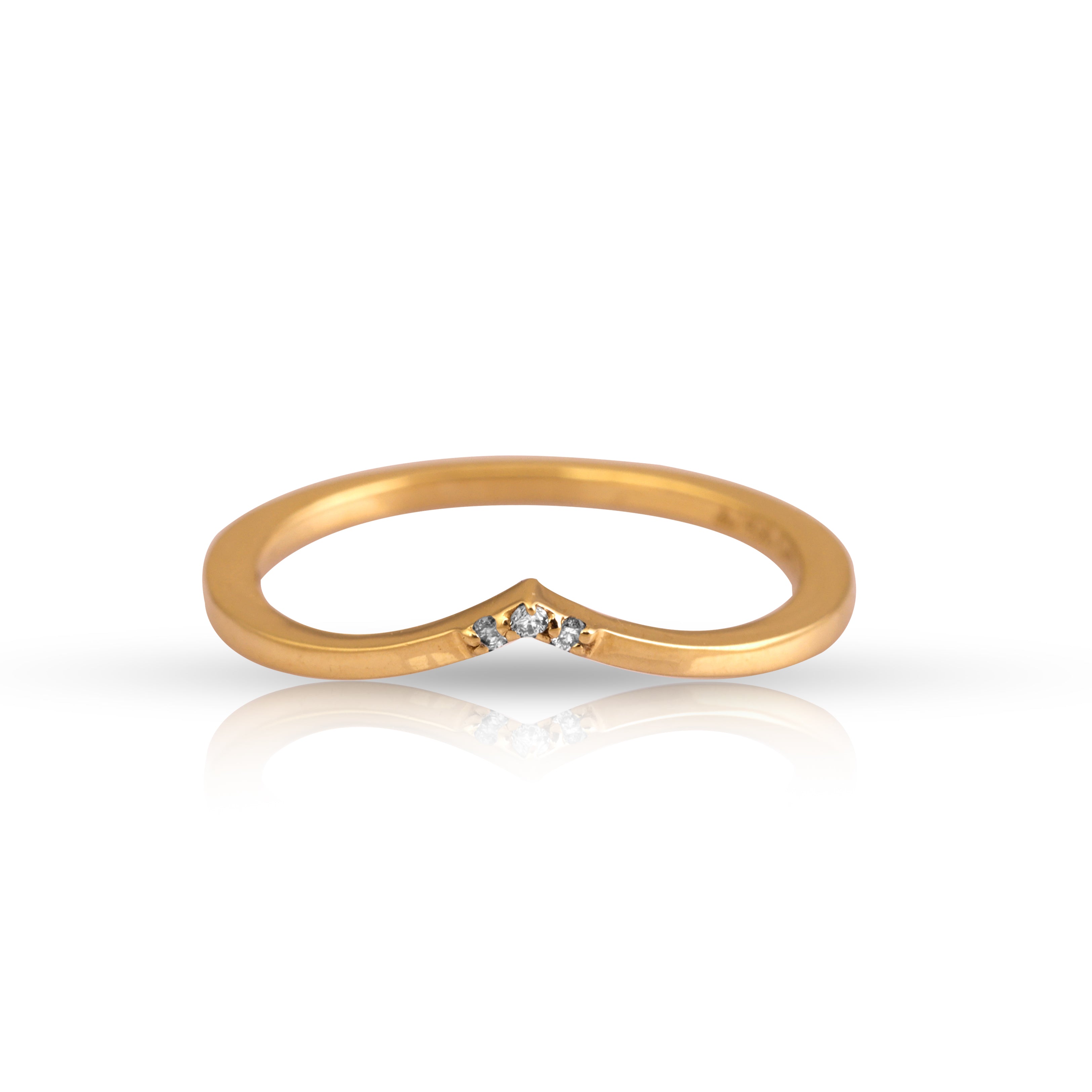 14 karat gold diamond ring